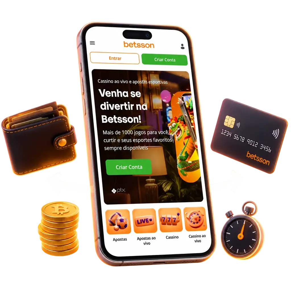 Recursos de depósito e saque no app: PIX, cartão, TED e boleto, com criptografia e histórico de transações.