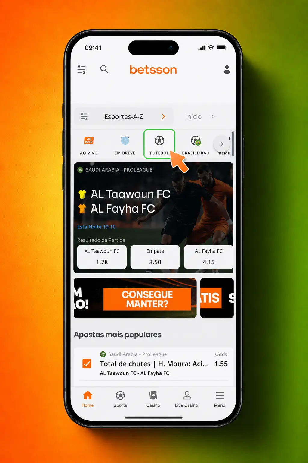 Passo a passo para apostar em eSports na Betsson: cadastro, depósito via Pix e escolha do mercado de aposta.