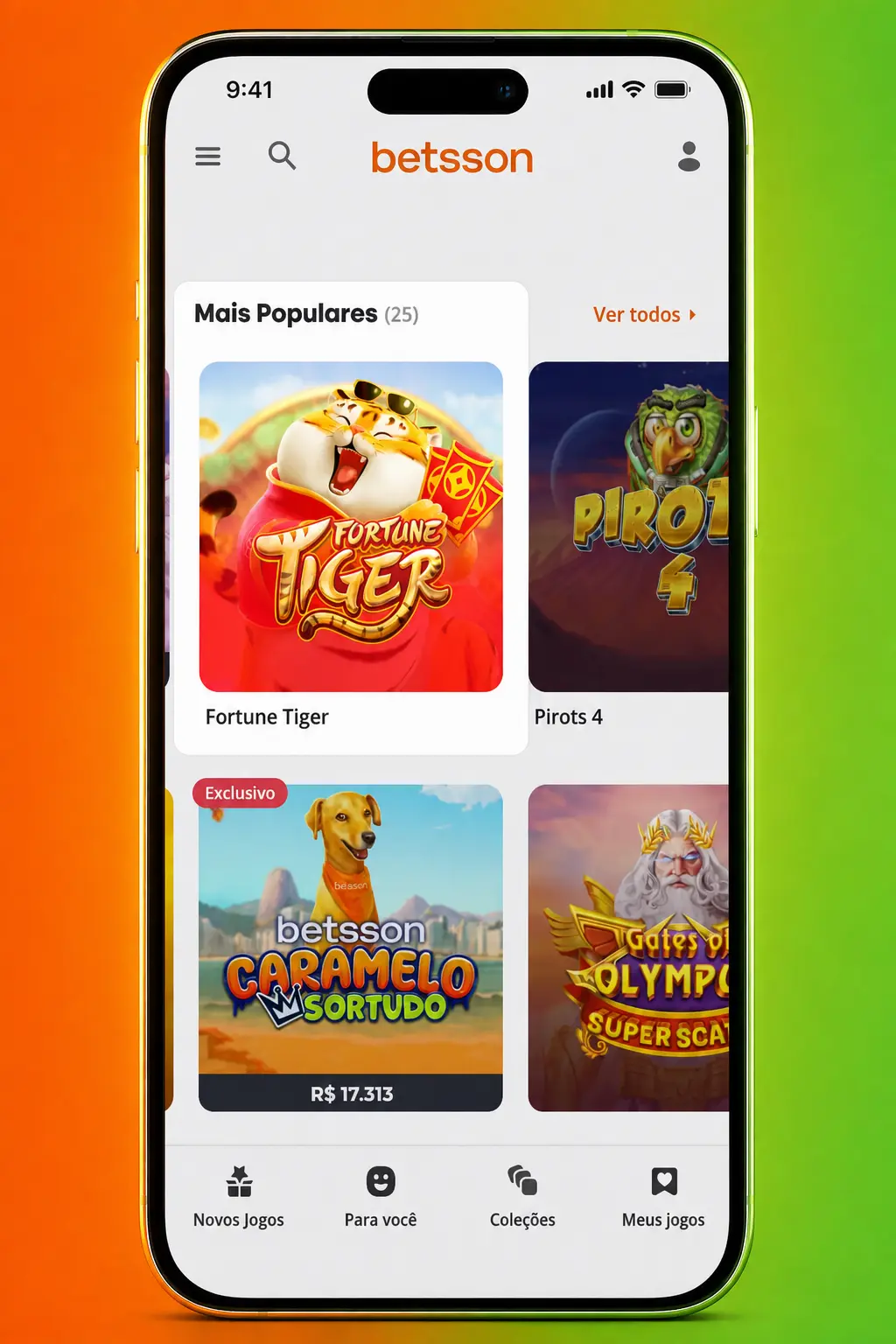 Passo a passo para começar a jogar slots na Betsson pelo site ou aplicativo, direto no navegador.