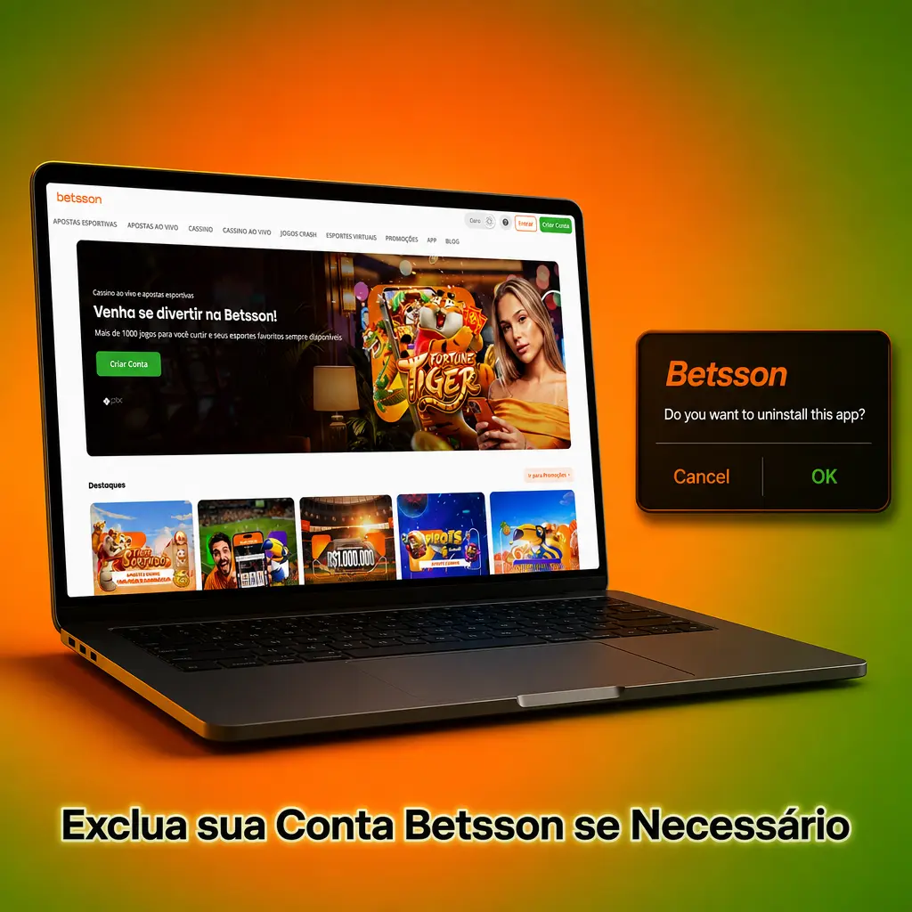 Como excluir conta Betsson: passo a passo para encerrar cadastro e sacar saldo antes do fechamento definitivo