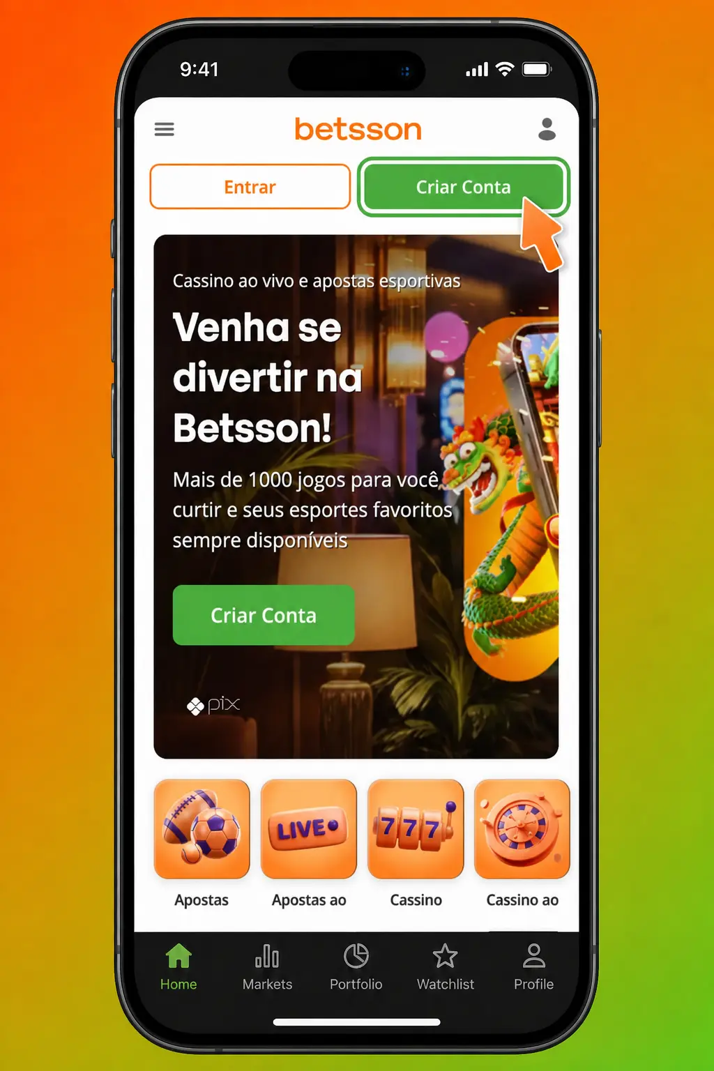 Passo a passo para se cadastrar na Betsson pelo site ou aplicativo e liberar apostas rapidamente.