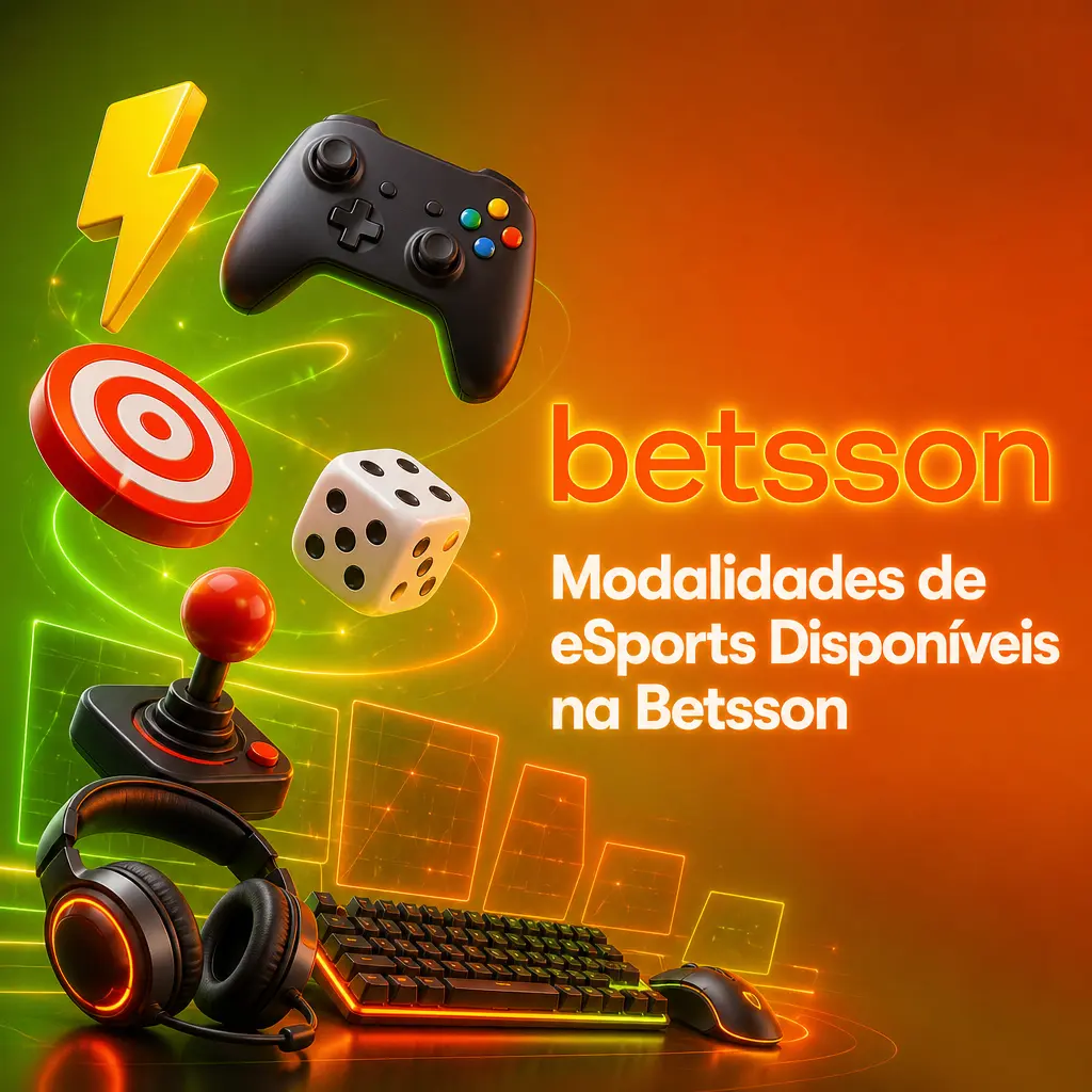 Modalidades de eSports na Betsson: CS2, Dota 2, LoL, Valorant, StarCraft II e mais, com apostas pré-jogo e ao vivo.