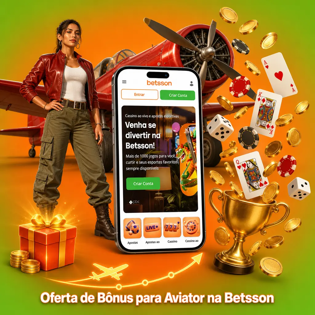 Bônus de boas-vindas da Betsson com 100 giros grátis no slot Lucky Tiger para novos jogadores antes de apostar no Aviator.