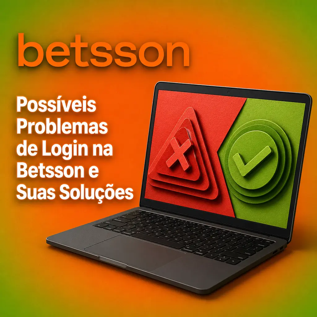 Tabela com problemas comuns de login na Betsson e suas soluções, como senha incorreta e conta bloqueada.